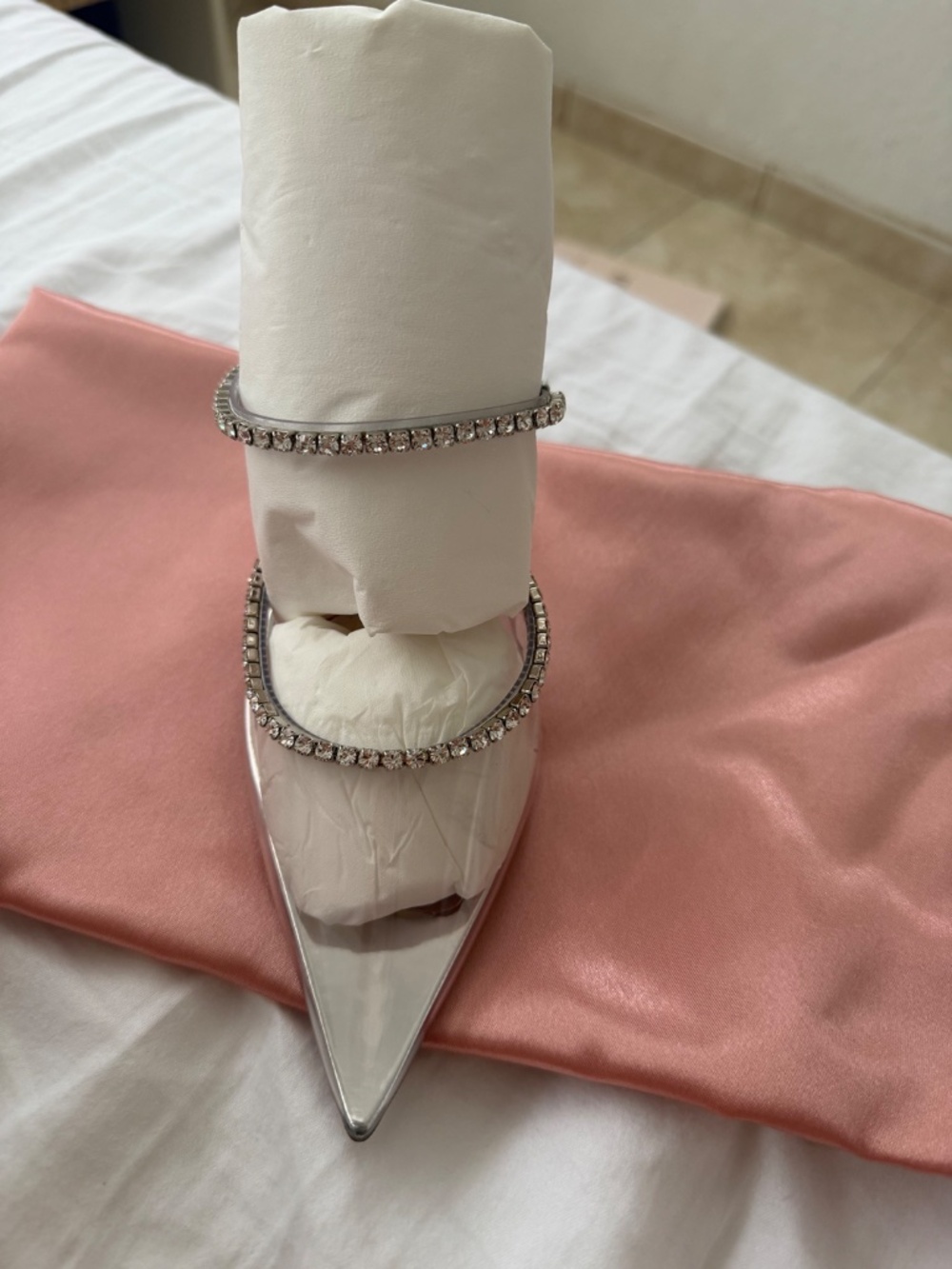 Amina muaddi heels new - Picture 6 of 6